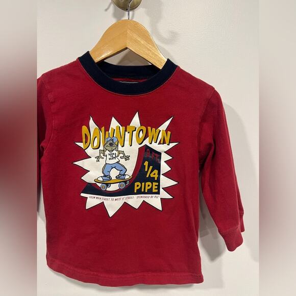 Retro Skateboard Graphic Long Sleeve Tee - Picture 3 of 5